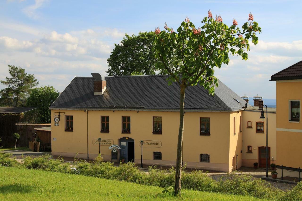 Pension Und Gaststaette "Zur Brauschaenke" Schöneck Exteriér fotografie